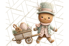 Gingerbread Clipart Christmas Cookie Builders Clip Art PNG Product Image 3