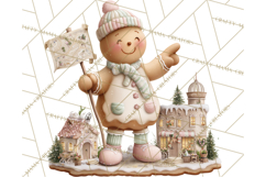 Gingerbread Clipart Christmas Cookie Builders Clip Art PNG Product Image 5