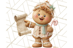 Gingerbread Clipart Christmas Cookie Builders Clip Art PNG Product Image 2