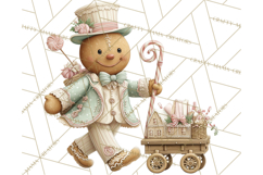 Gingerbread Clipart Christmas Cookie Builders Clip Art PNG Product Image 3