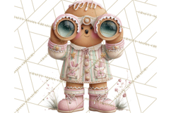 Gingerbread Clipart Christmas Cookie Builders Clip Art PNG Product Image 4