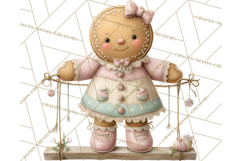 Gingerbread Clipart Christmas Cookie Builders Clip Art PNG Product Image 3