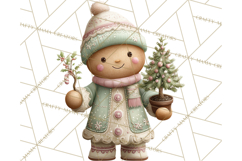 Gingerbread Clipart Christmas Cookie Builders Clip Art PNG Product Image 4