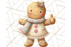 Gingerbread Clipart Christmas Cookie Builders Clip Art PNG Product Image 2