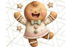 Gingerbread Clipart Christmas Cookie Builders Clip Art PNG Product Image 5