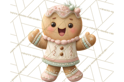 Gingerbread Clipart Christmas Cookie Builders Clip Art PNG Product Image 3
