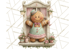 Gingerbread Clipart Christmas Cookie Builders Clip Art PNG Product Image 5