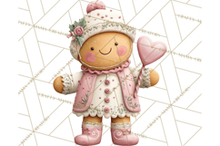 Gingerbread Clipart Christmas Cookie Builders Clip Art PNG Product Image 2