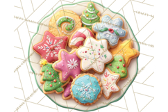 Christmas Sweets Food Cookies PNG Product Image 5