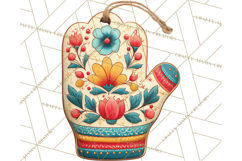 Christmas Ornaments Clipart PNG, Realistic Holiday Ornaments Product Image 4