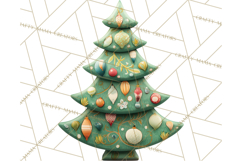 Christmas Ornaments Clipart PNG, Realistic Holiday Ornaments Product Image 4