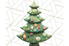Christmas Ornaments Clipart PNG, Realistic Holiday Ornaments Product Image 4
