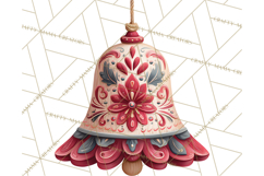Christmas Ornaments Clipart PNG, Realistic Holiday Ornaments Product Image 5