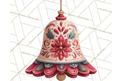 Christmas Ornaments Clipart PNG, Realistic Holiday Ornaments Product Image 5
