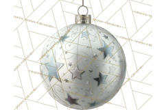 Christmas Ornaments Clipart PNG, Realistic Holiday Ornaments Product Image 4