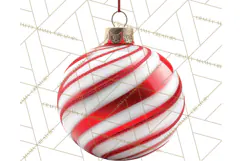 Christmas Ornaments Clipart PNG, Realistic Holiday Ornaments Product Image 4