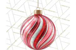 Christmas Ornaments Clipart PNG, Realistic Holiday Ornaments Product Image 5