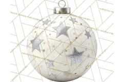 Christmas Ornaments Clipart PNG, Realistic Holiday Ornaments Product Image 5