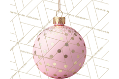Christmas Ornaments Clipart PNG, Realistic Holiday Ornaments Product Image 3