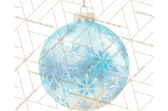 Christmas Ornaments Clipart PNG, Realistic Holiday Ornaments Product Image 5
