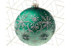 Christmas Ornaments Clipart PNG, Realistic Holiday Ornaments Product Image 4