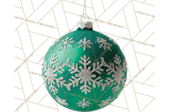Christmas Ornaments Clipart PNG, Realistic Holiday Ornaments Product Image 2