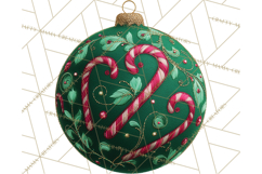 Christmas Ornaments Clipart PNG, Realistic Holiday Ornaments Product Image 3