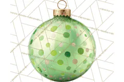 Christmas Ornaments Clipart PNG, Realistic Holiday Ornaments Product Image 4