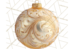 Christmas Ornaments Clipart PNG, Realistic Holiday Ornaments Product Image 4