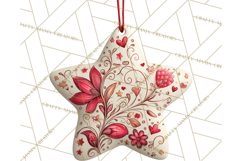 Christmas Ornaments Clipart PNG, Realistic Holiday Ornaments Product Image 5