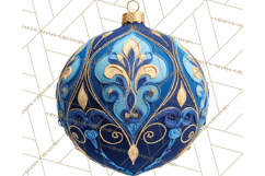 Christmas Ornaments Clipart PNG, Realistic Holiday Ornaments Product Image 2