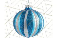 Christmas Ornaments Clipart PNG, Realistic Holiday Ornaments Product Image 4