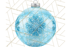 Christmas Ornaments Clipart PNG, Realistic Holiday Ornaments Product Image 4