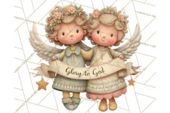 Heavenly Angel Clipart and Clip Art for Christian Christmas Product Image 3