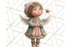 Heavenly Angel Clipart and Clip Art for Christian Christmas Product Image 3