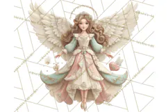 Heavenly Angel Clipart and Clip Art for Christian Christmas Product Image 3