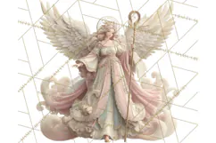 Heavenly Angel Clipart and Clip Art for Christian Christmas Product Image 5