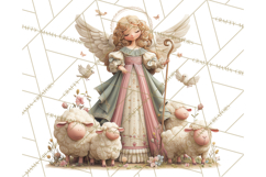 Heavenly Angel Clipart and Clip Art for Christian Christmas Product Image 2