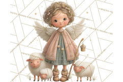 Heavenly Angel Clipart and Clip Art for Christian Christmas Product Image 3