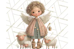 Heavenly Angel Clipart and Clip Art for Christian Christmas Product Image 3