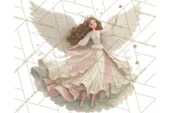 Heavenly Angel Clipart and Clip Art for Christian Christmas Product Image 4
