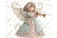 Heavenly Angel Clipart and Clip Art for Christian Christmas Product Image 2