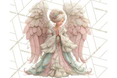 Heavenly Angel Clipart and Clip Art for Christian Christmas Product Image 4