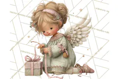 Heavenly Angel Clipart and Clip Art for Christian Christmas Product Image 3