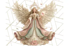 Heavenly Angel Clipart and Clip Art for Christian Christmas Product Image 5