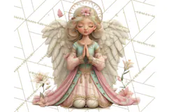 Heavenly Angel Clipart and Clip Art for Christian Christmas Product Image 4