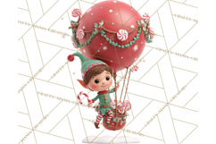Winter Hot Air Balloon Clip Art for Crafts &amp; Design Product Image 5