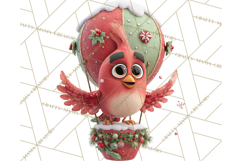 Winter Hot Air Balloon Clip Art for Crafts &amp; Design Product Image 2