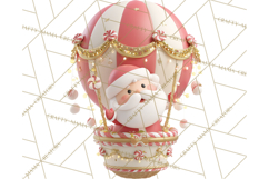 Winter Hot Air Balloon Clip Art for Crafts &amp; Design Product Image 5