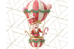 Winter Hot Air Balloon Clip Art for Crafts &amp; Design Product Image 4